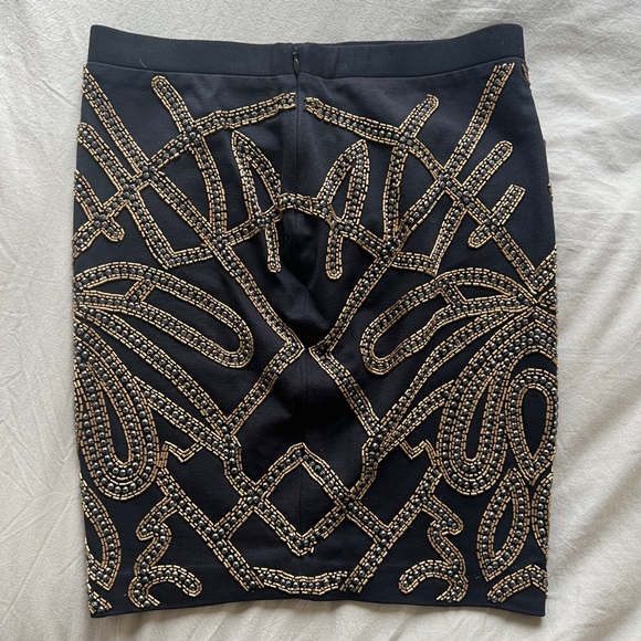 Haute Hippie black beaded miniskirt size 2/XS - Picture 2 of 5